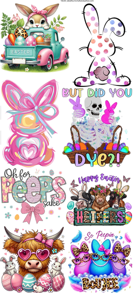 Pre-built Easter Gangsheet