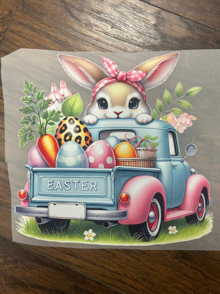 Easter Truck DTF Print