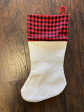 Plaid stocking