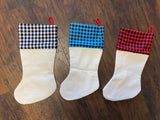 Plaid stocking